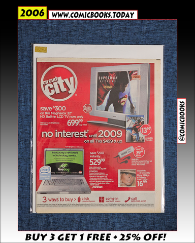 2006 Circuit City Unread 40 Page Catalog - Superman Returns