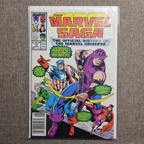 1987 The Marvel SAGA Vol. 1 #19