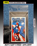 1997 Captain America Marvel Super Heroes Valentines Card