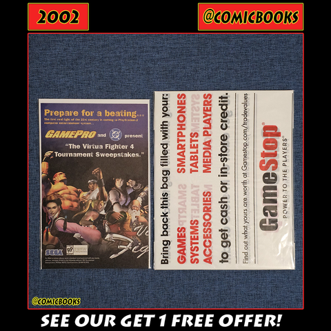 2002 Virtua Fighter 4 - 2 Page Game Print Ad & Bag