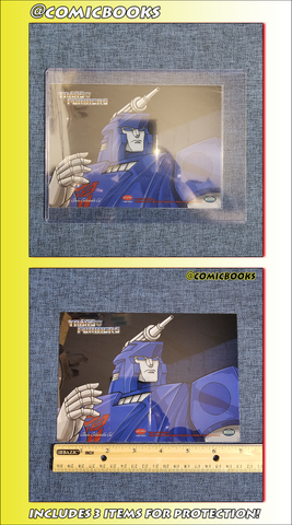 2002 Blurr Large Transformers Clear Cel Card