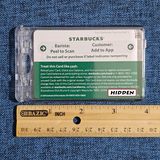 2026 Muffy $0 Value Unused Starbucks Gift Card + Storage Box Keychain