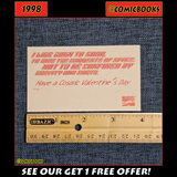 1998 Silver Surfer Valentines Card #4