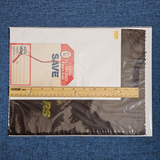 1960's Sears Price Tag Sign + 1980's Bag