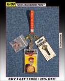 1987 Dark Phoenix History Of The X-Men Card + Storage Box Keychain