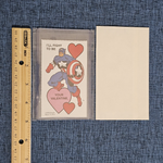 1990 Captain America Valentines Card