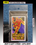 1997 Human Torch Marvel Super Heroes Valentines Card