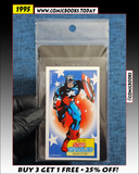 1995 Captain America Marvel Super Heroes Valentines Card