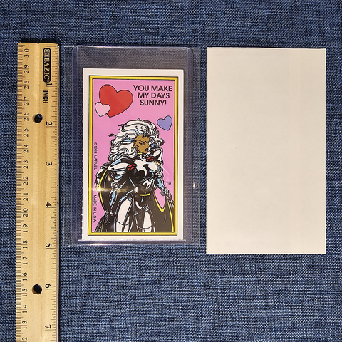 1993 Storm X-Men Valentines Card