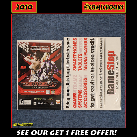 2010 Tekken 6 Game Print Ad & Bag