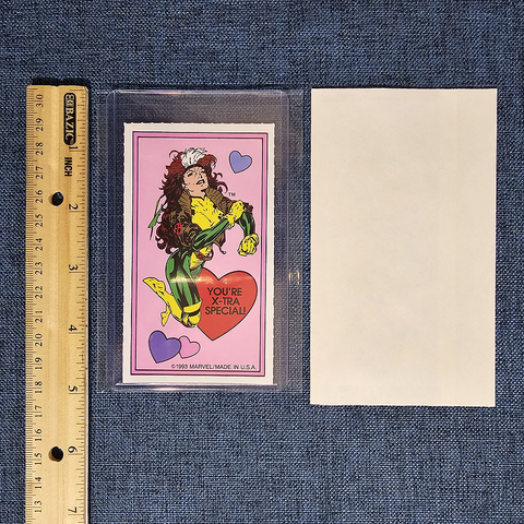 1993 Rogue X-Men Valentines Card