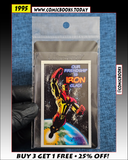 1995 Iron Man Marvel Super Heroes Valentines Card