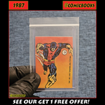 1987 Beast Mini Sticker Card