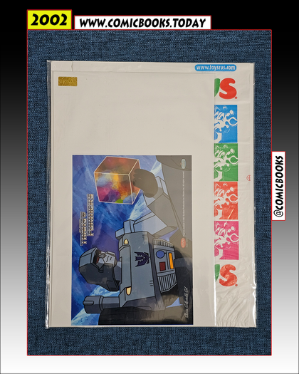 2002 Megatron Transformers Collectible Cel + Free Toys R US Bag!