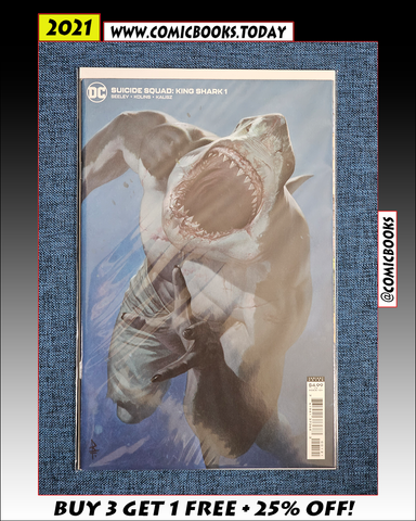 2021 Suicide Squad: King Shark No. 1 - Variant Cover